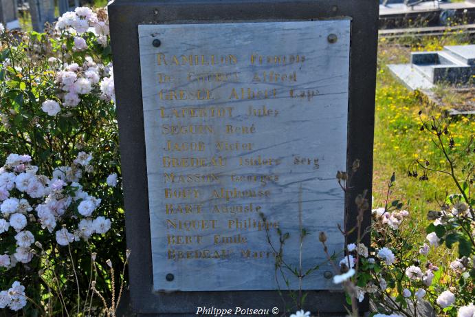 Monument aux morts de Taconnay