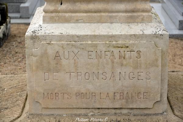 Monument aux morts de Tronsanges