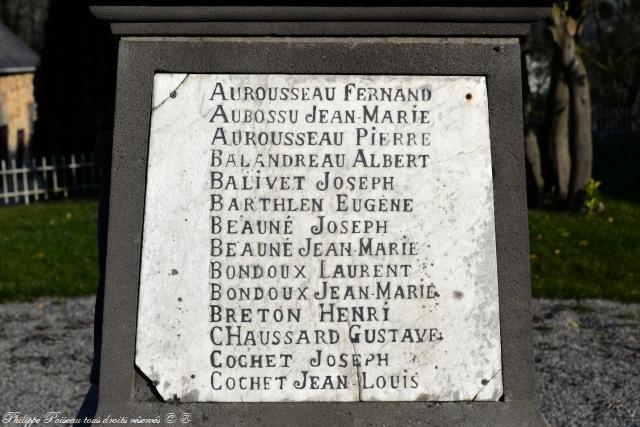 Monument aux morts de Sermages