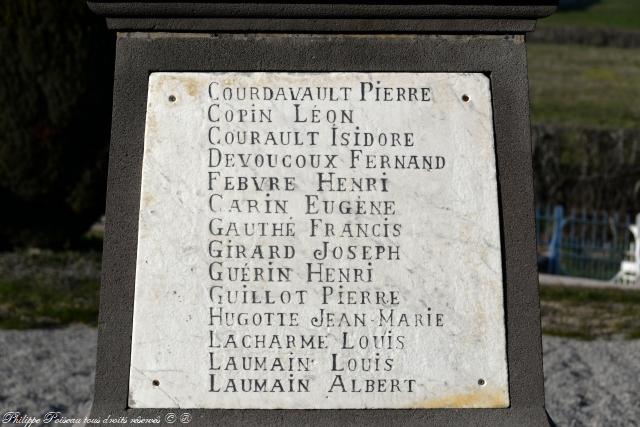 Monument aux morts de Sermages