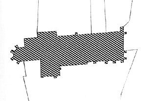 Plan de l'abbaye de Donzy-le-Pré