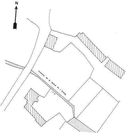 Plan du château de Fourcherenne