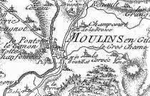 Plan du château de Moulins Engilbert