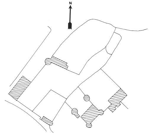 Plan du château de Verneuil
