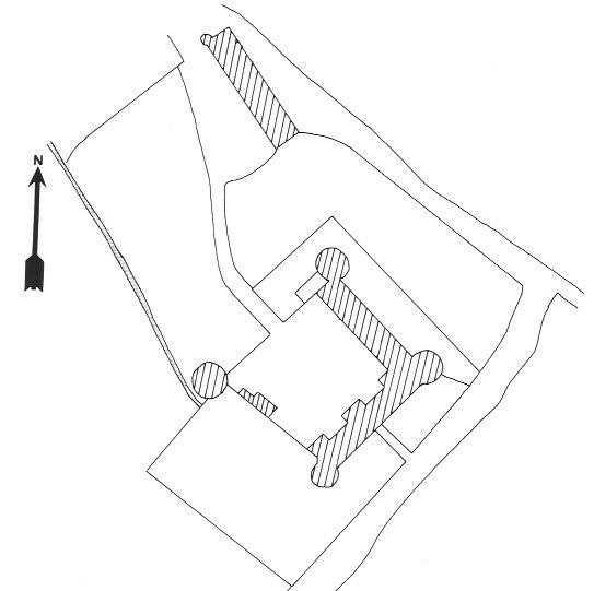 Plan du château des Créneaux