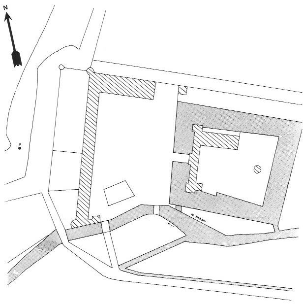 Plan du château des Granges de Suilly La Tour