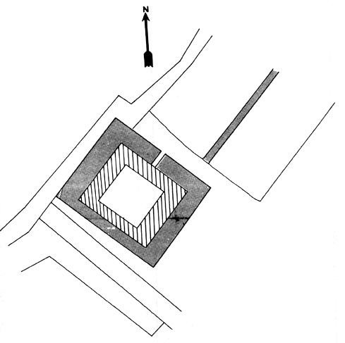 Plan du château du Sauzay