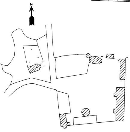 Plan du site du château de Changy