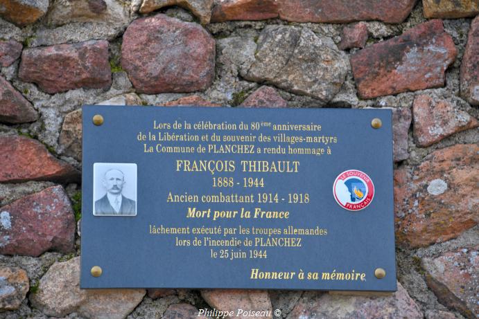 Plaque commémorative François Thibault