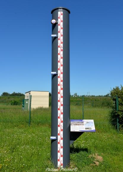 Repère des crues de la Loire à Challuy Nièvre Passion