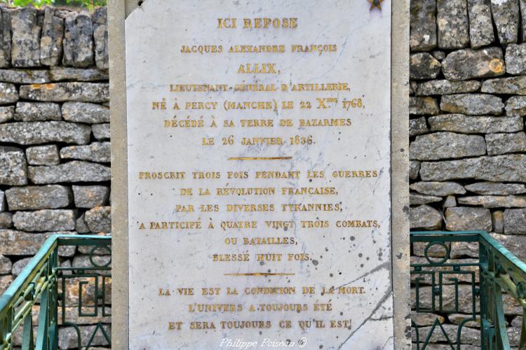 Stèle du lieutenant-général Allix