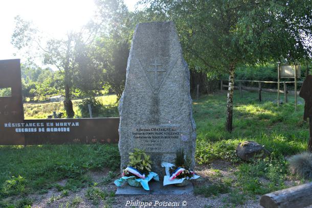 Stèle de "La Verrerie" du Maquis Bernard un beau patrimoine