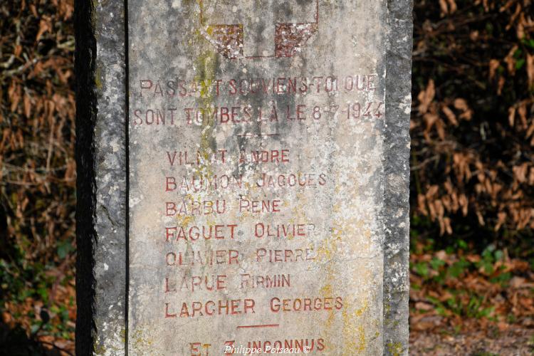 Stèle des résistants de 1944