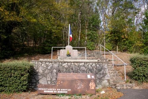 Stèle du Maquis Chaumard un remarquable maquis Nivernais