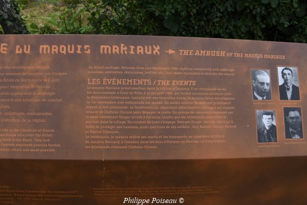 Stèle du Maquis Mariaux de Corancy