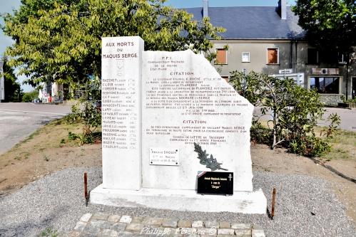 Stèle du Maquis Serge un remarquable hommage