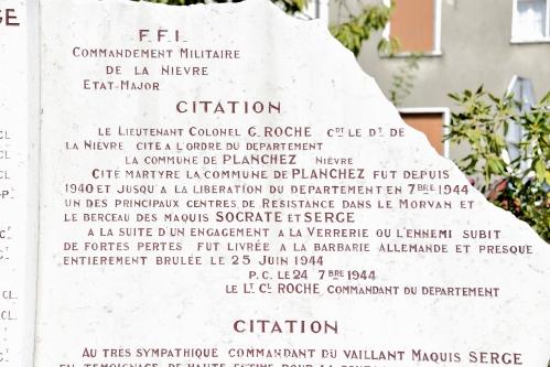 Stèle du Maquis Serge