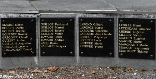Victimes des bombardements de Neuvy