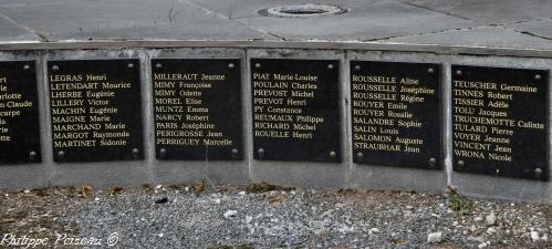 Plaques des victimes Nièvre Passion