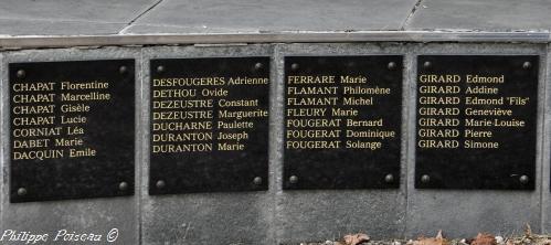 Plaques des victimes Nièvre Passion