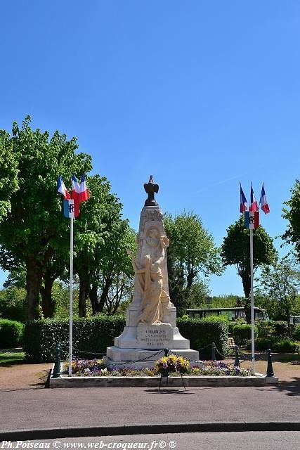 Monument aux Morts de Corbigny Nièvre Passion