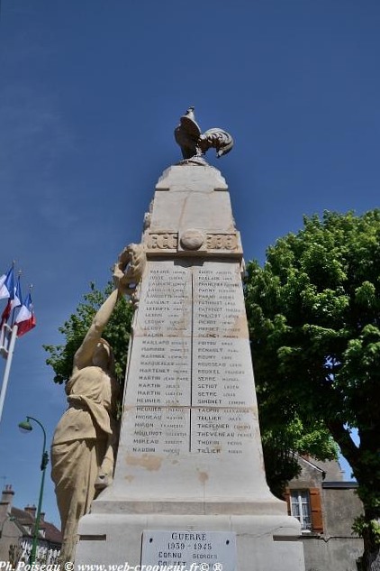 Monument aux Morts de Corbigny Nièvre Passion