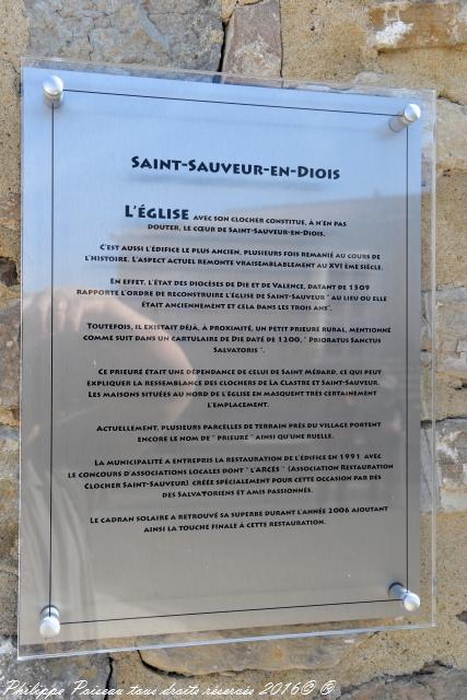 L'église de Saint Sauveur en Diois