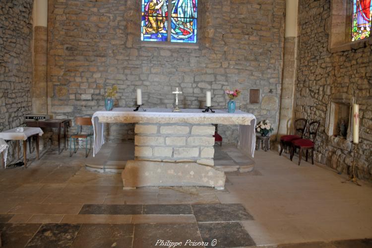 Église de Montapas vue de l'intérieur