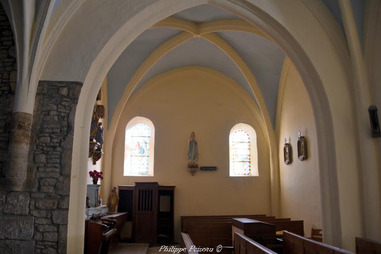 Église de Montapas vue de l'intérieur