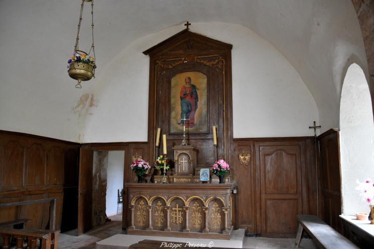 Église d'Ougny vue de l'intérieur