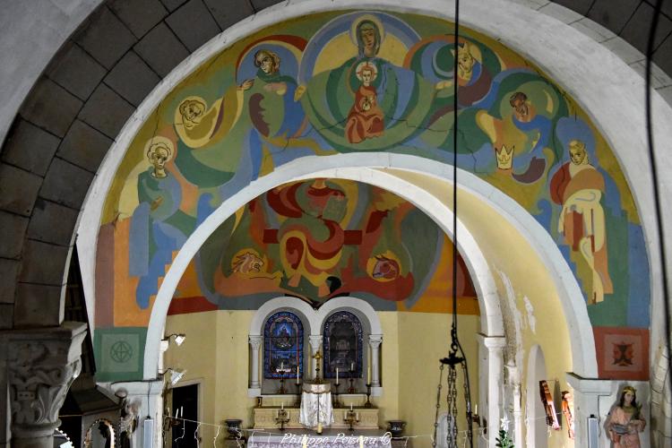 Intérieur de l'église de Poiseux