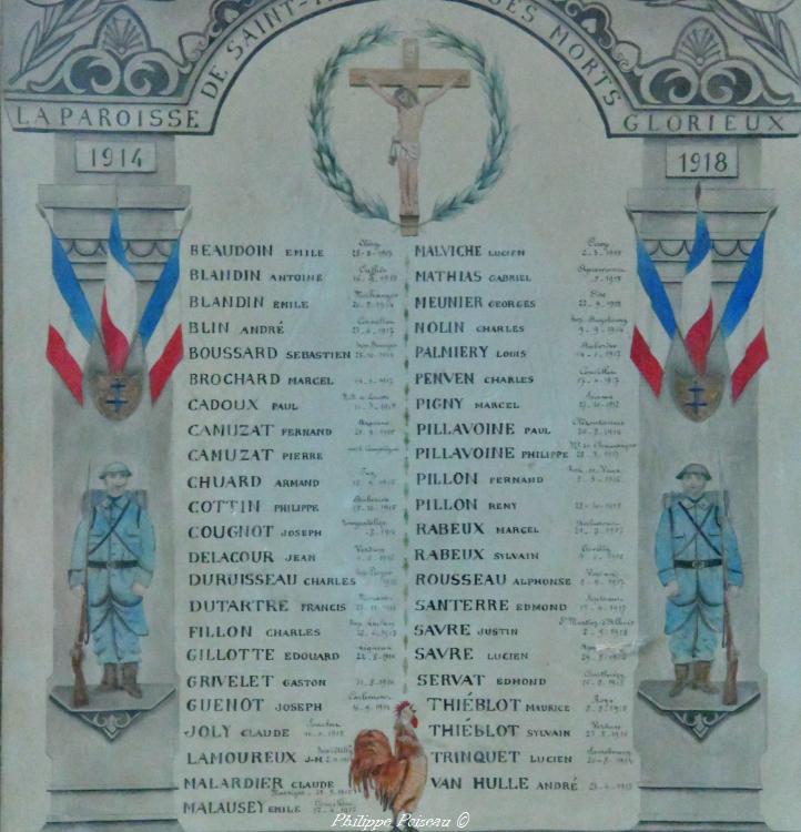 Monument aux morts de Saint Martin du Puy