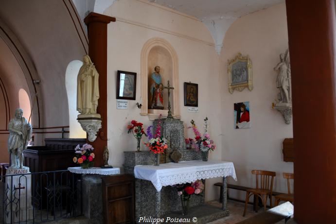Intérieur de l'église de Planchez