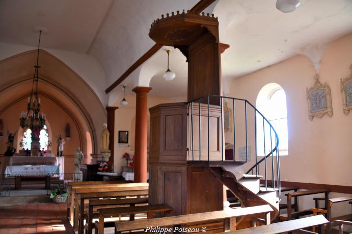 Intérieur de l'église de Planchez