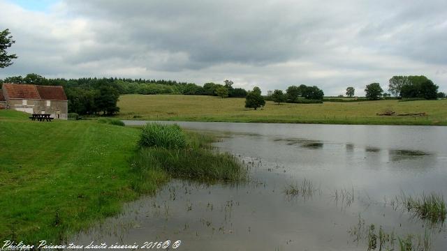 Étang de Oulon un beau plan d’eau du village