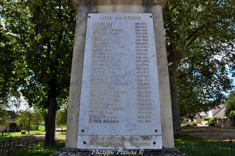 Le Monument aux morts de la Fermeté