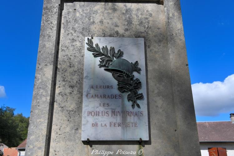 Le Monument aux morts de la Fermeté