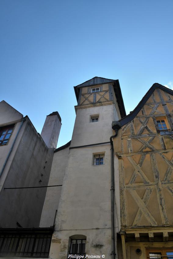 Une maison à pans de bois rue des fruits de Clamecy