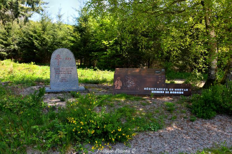 Stèle de la croix Grenot un chemins de mémoire