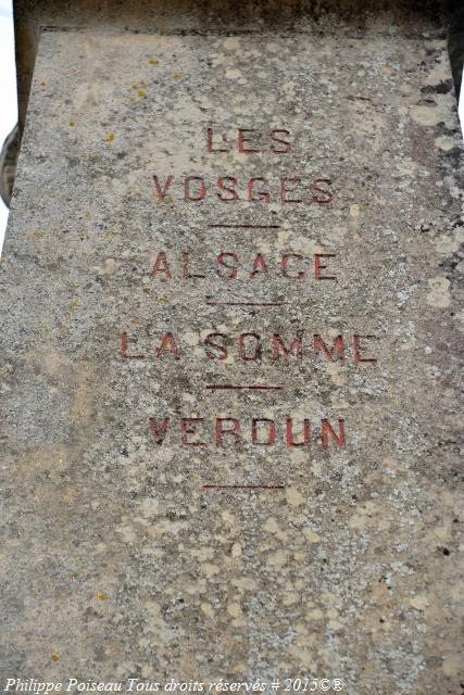 Monument aux Morts d'Asnois Nièvre Passion