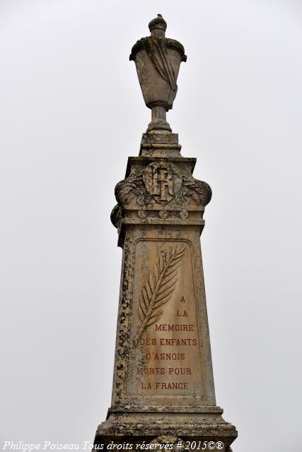 Monument aux Morts d'Asnois Nièvre Passion