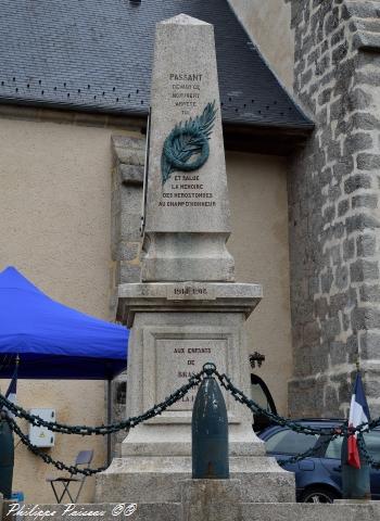 Monument aux morts de Brassy Nièvre Passion