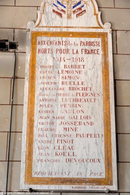 Monument aux morts de Chougny