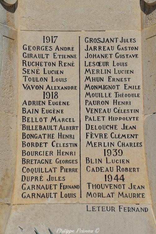 Monument aux Morts de Donzy