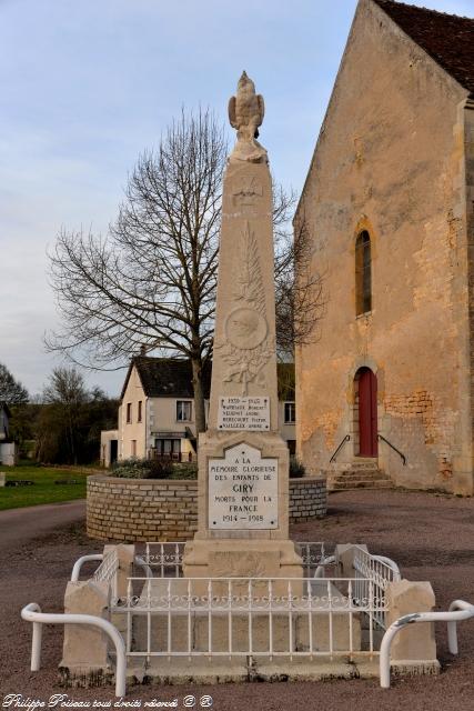 Monument aux Morts de Giry Nièvre Passion