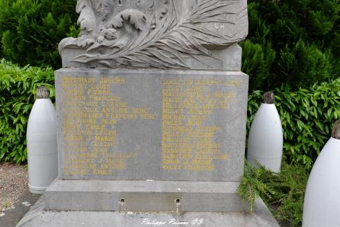 Monument aux morts de Ternant Nièvre Passion