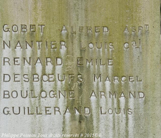 Monument aux Morts de Héry Nièvre Passion