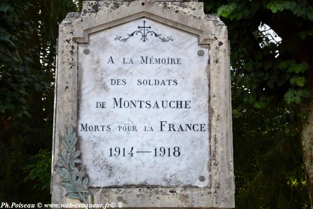 Monuments aux Morts de Montsauche Nièvre Passion