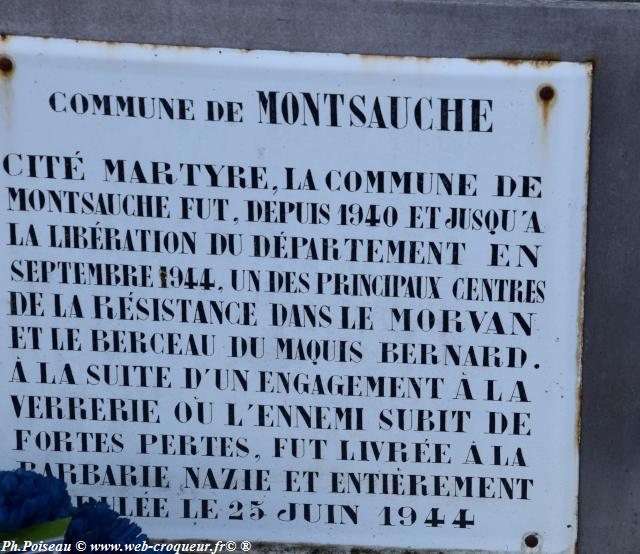 Monuments aux Morts de Montsauche Nièvre Passion
