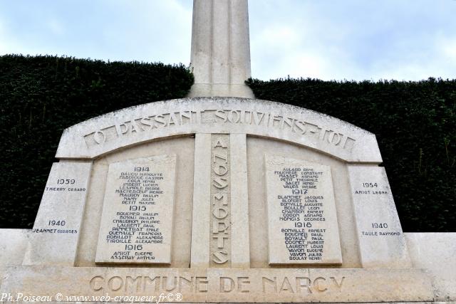 Monument aux morts de Narcy Nièvre Passion